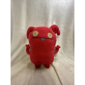 Ugly Doll Hot Pink Uppy 13" Pretty Ugly 2009‎ Stuffed Plush Toy